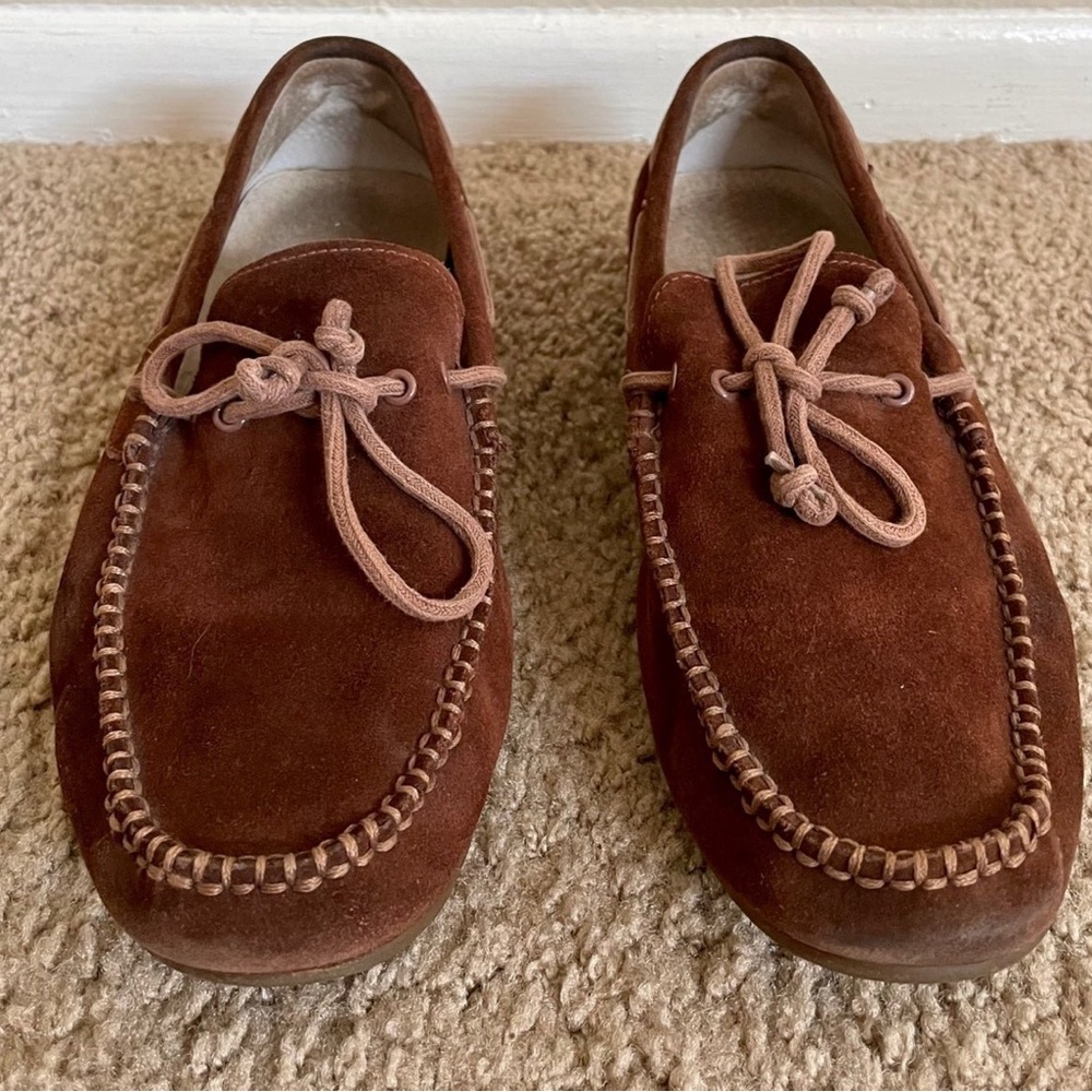Cole Haan Mens 10.5 Grant LTE Brown Penny Loafers Driving Moccasins Shoes